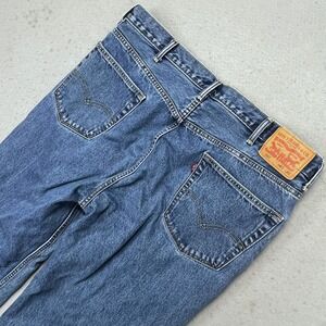 Levi's 550 Mens Jeans 40x30 Blue Wash Relaxed Fit Denim Pants Cotton‎ Zip Fly